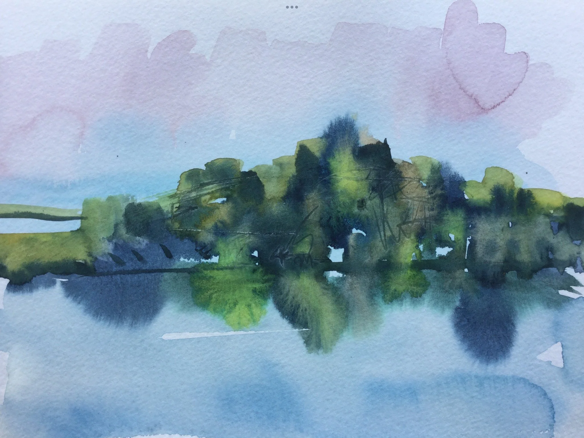  Untitled Watercolor 7” x 10” 