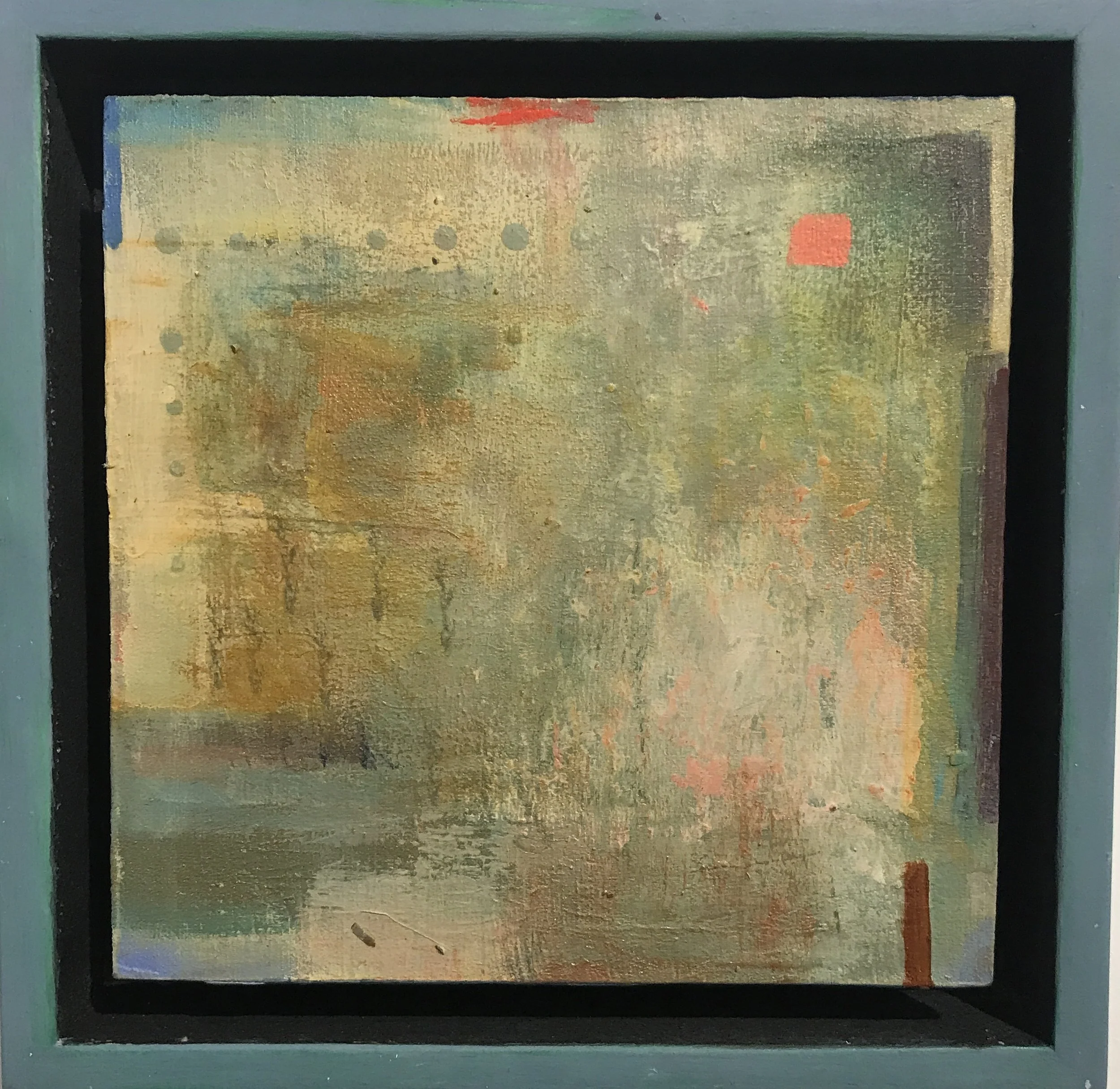  Ephemera 1  Acrylic mixed media   9x9” framed  2023   $4000. MXN or dollar equivalent 