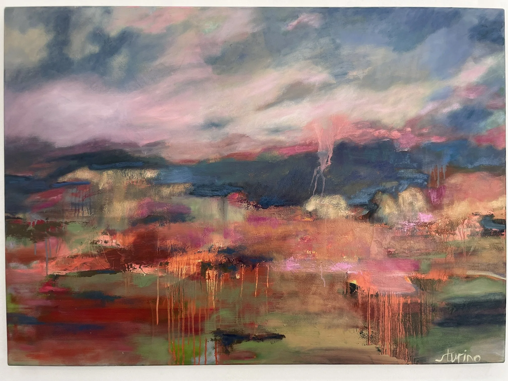  Tramonto  Oil on canvas  35x49”  2024-25 