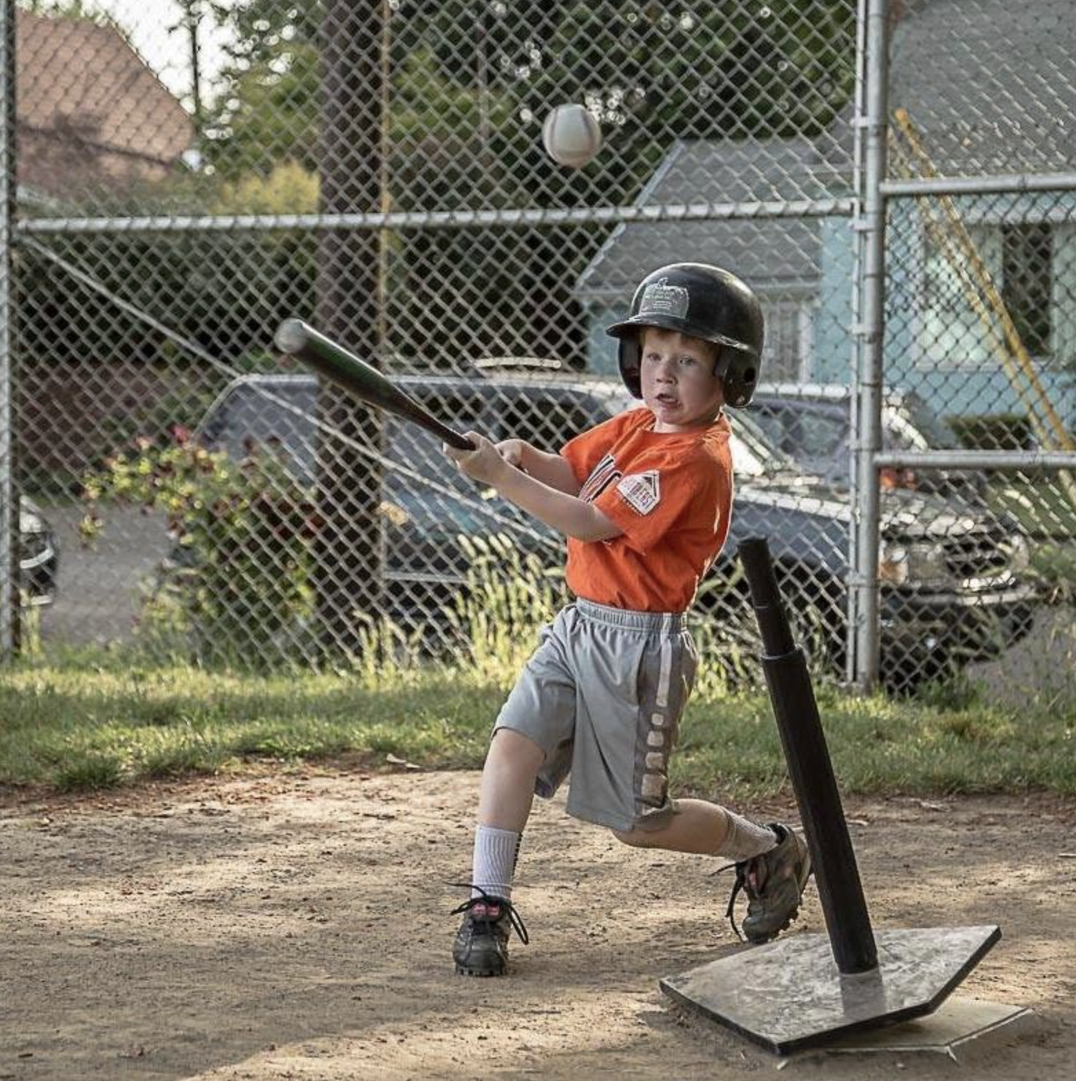 T ball Homer.