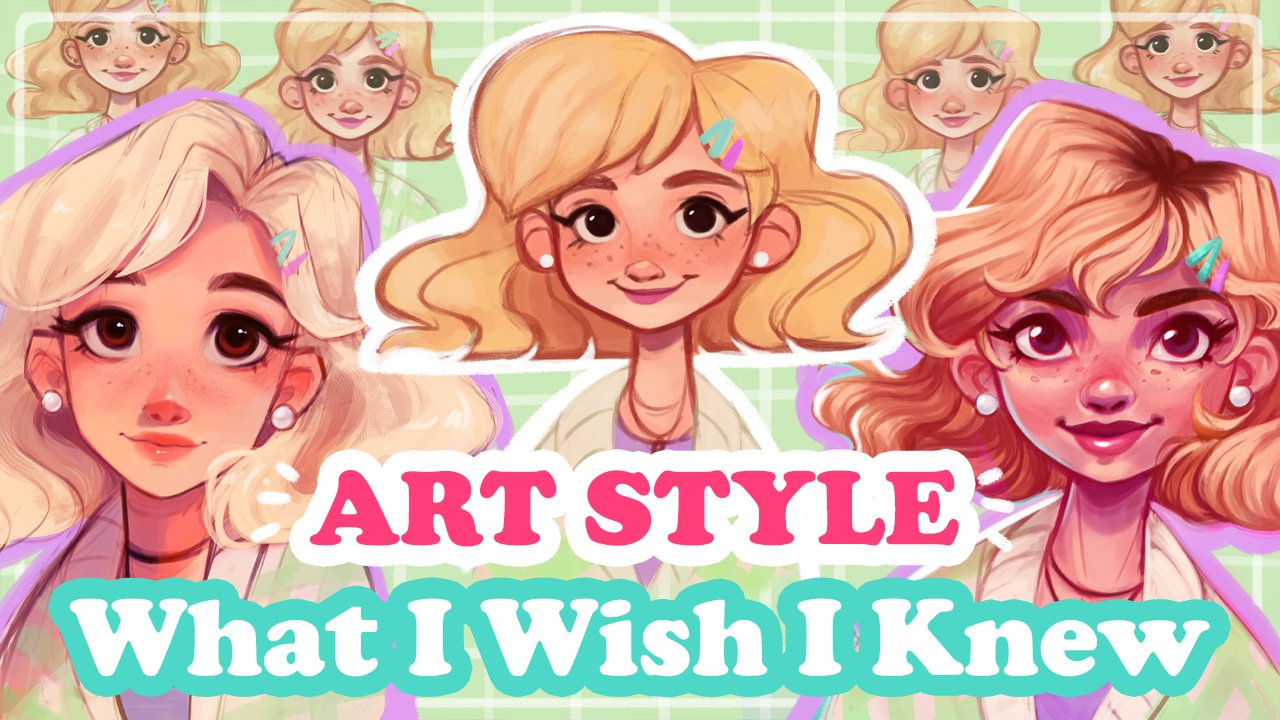 Finding your ART STYLE ✨ what I wish I knew as a beginner artist