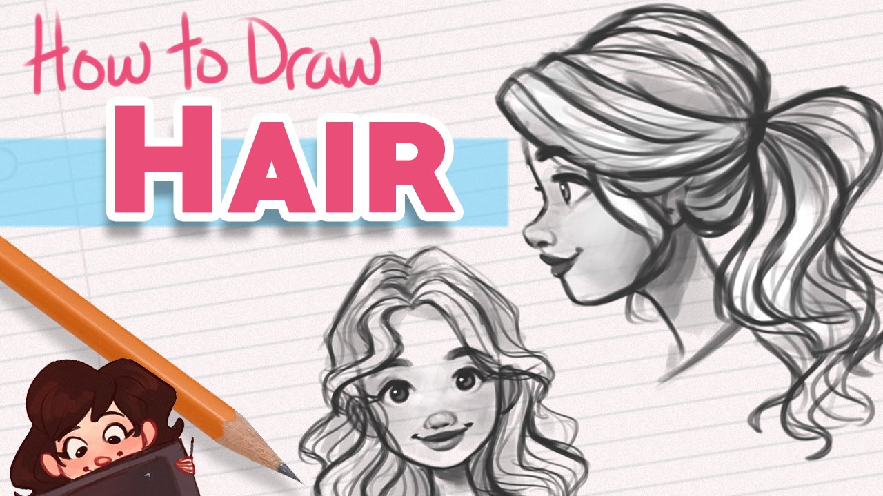 HOW TO DRAW HAIR! ✏️💇‍♀️ | A Guide for Beginners! | Art Basics Tutorial