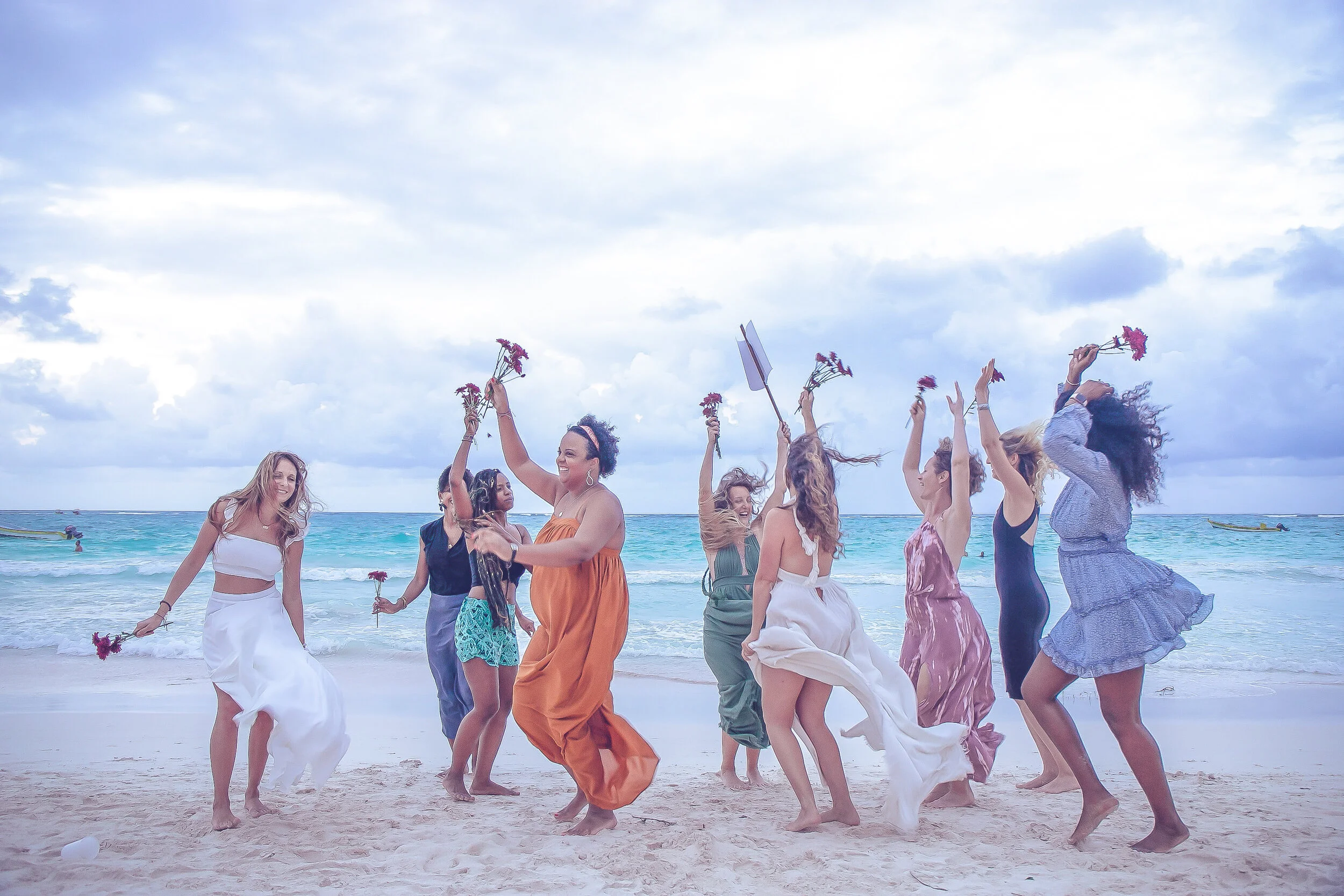 The first Tulum Art Spa Retreat graduation ceremony
