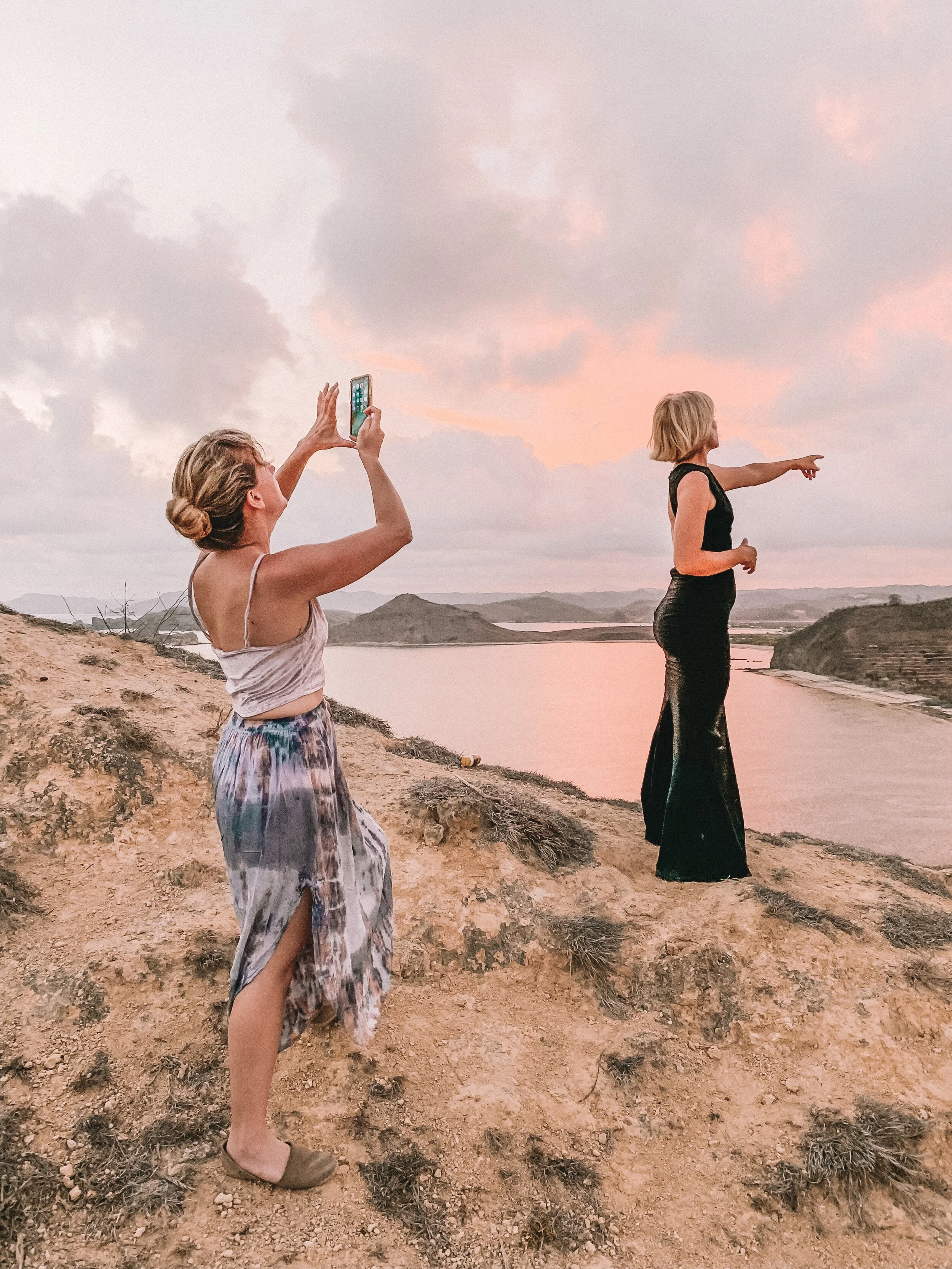 I’ve been to the edge of the world and back with that iPhone. Case in point, shooting Sabrina on Lombok Island,  “Desert Point” where you have an uninterrupted horizon over the Indian Ocean to Antarctica.
