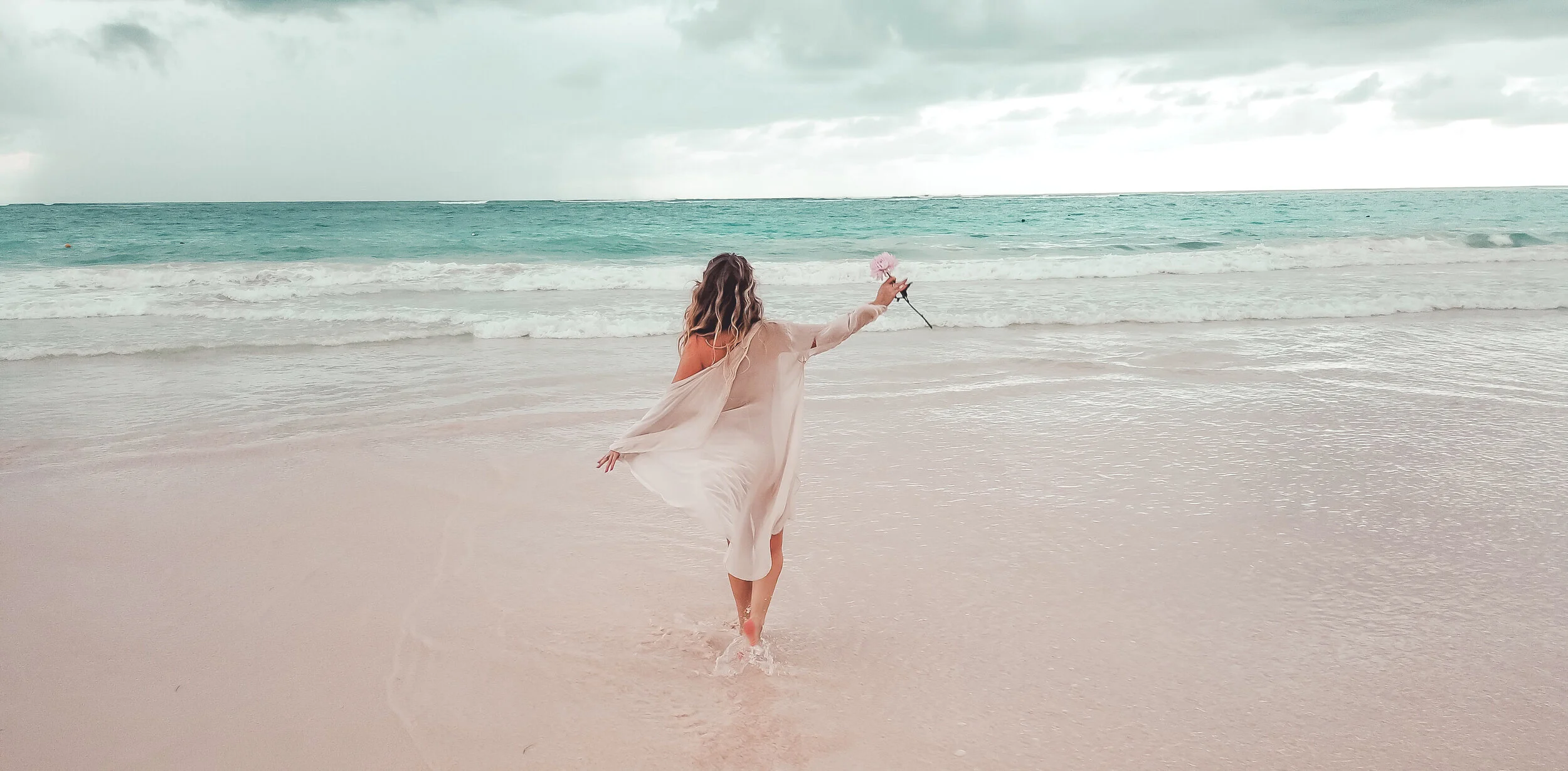 Landing in Tulum, touching the shores of my newly claimed destiny.