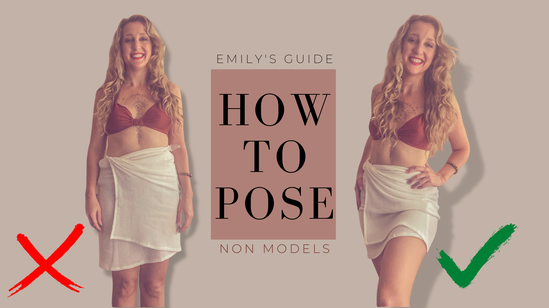 HOW TO POSE IN PHOTOS (Non Models)