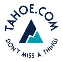 Tahoe logo with a mountain graphic and the text 'Tahoe.com' and 'Don't Miss a Thing!'