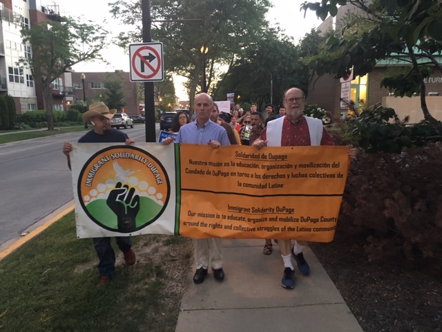 Marching for Immigrant Rights in Illinois