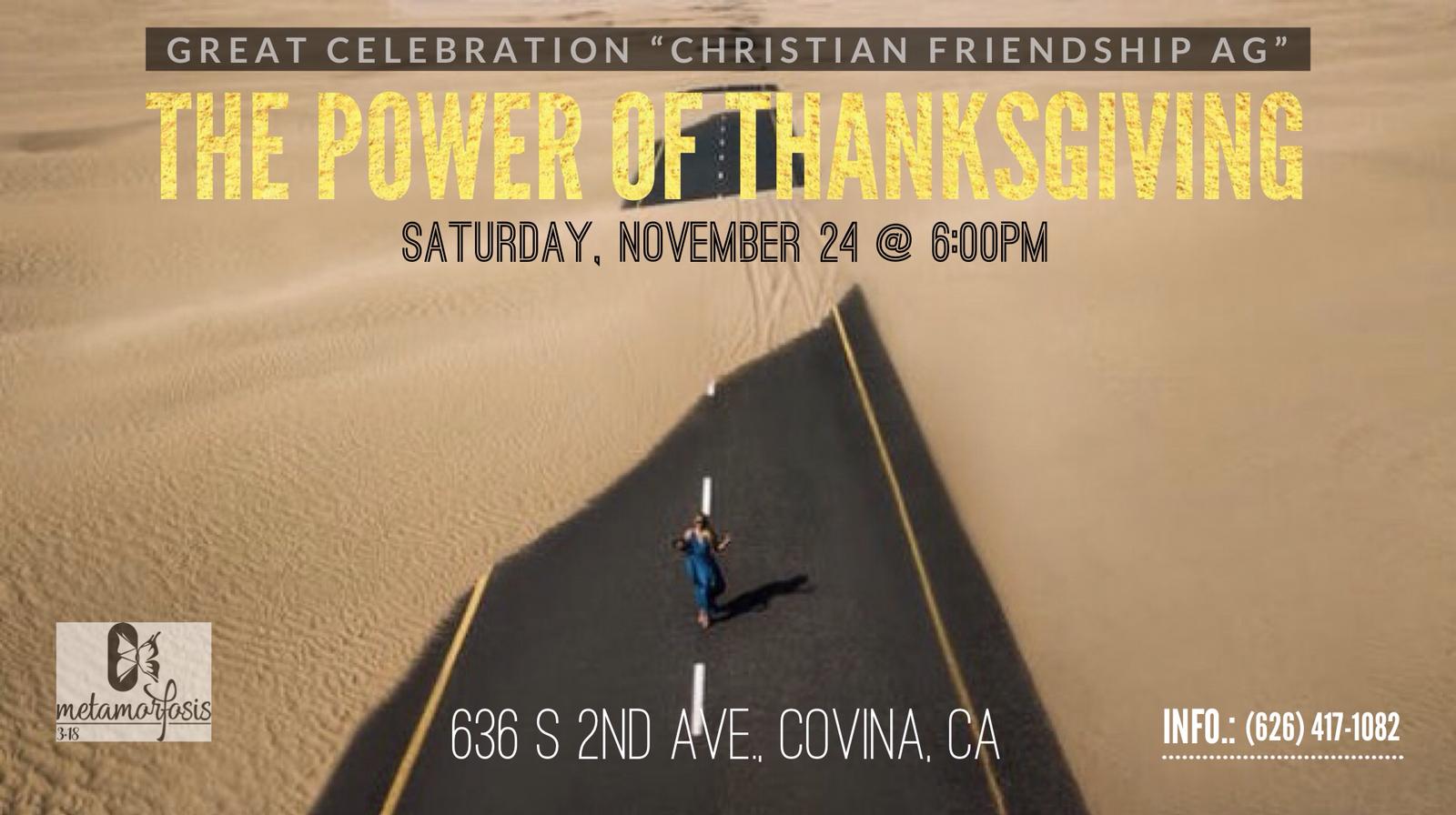 Great Celebration "Christian Friendship AG" (EN)