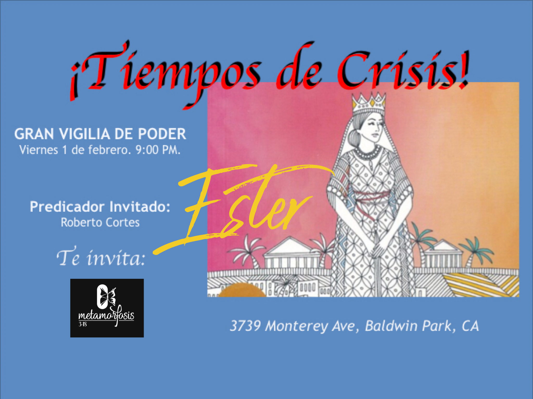ESTER ¡TIEMPOS DE CRISIS!