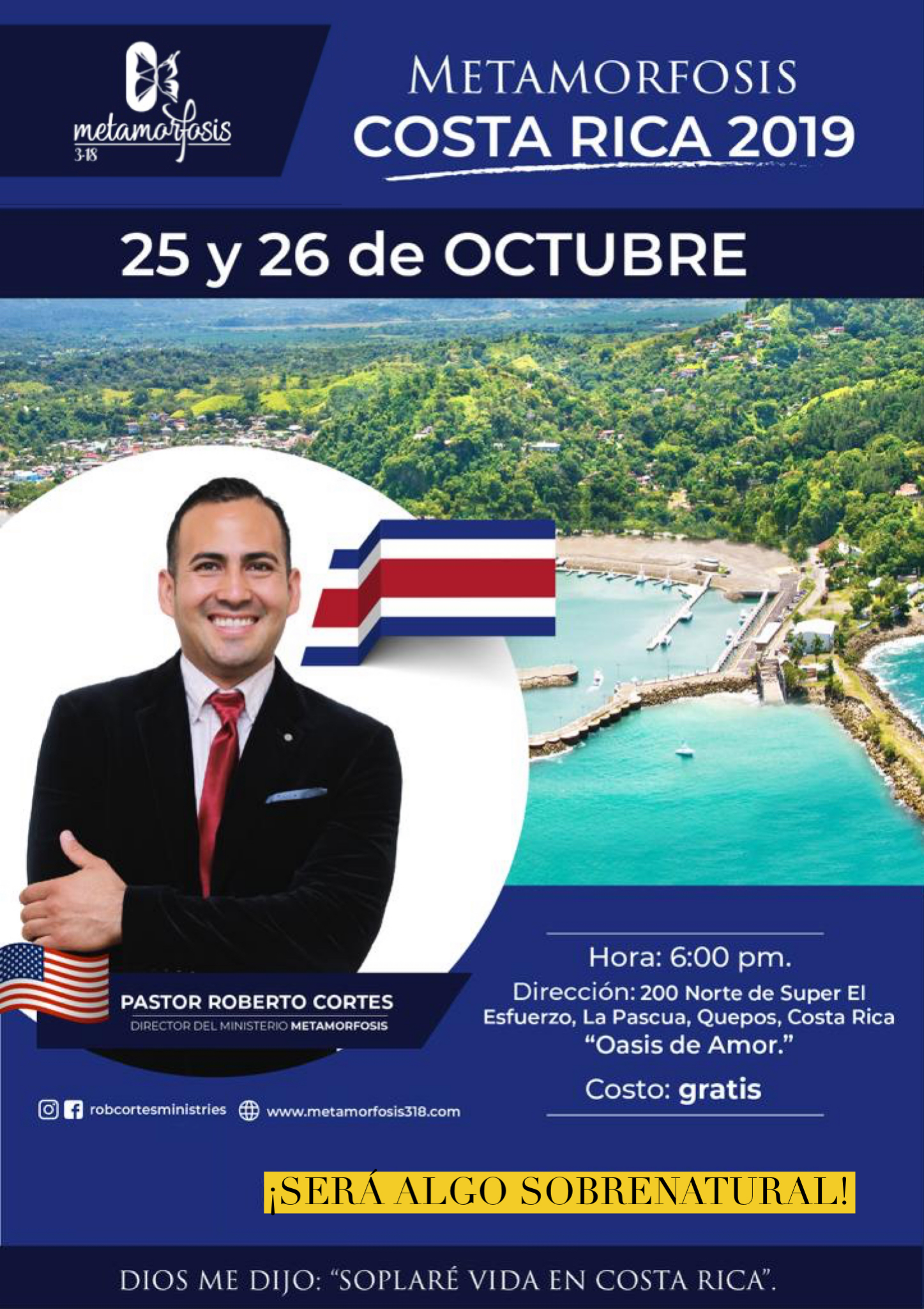 Metamorfosis - Quepos, Costa Rica