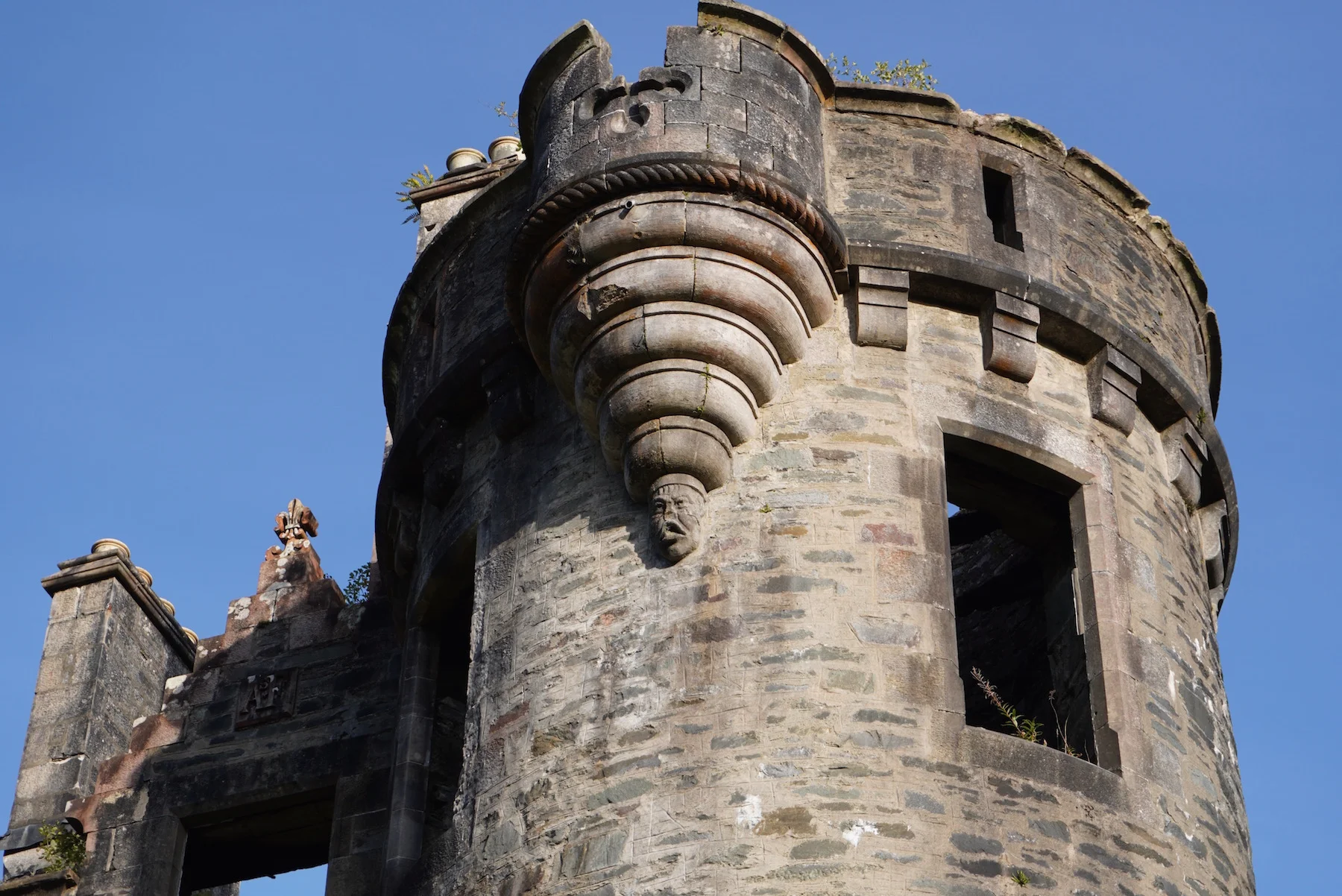 Dunans castle turret 2019.jpg
