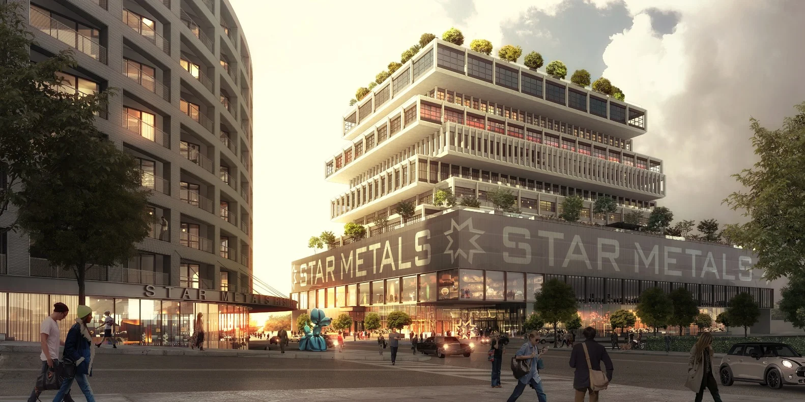 Oppenheim Architecture's Vast Star Metal Project Begins Construction