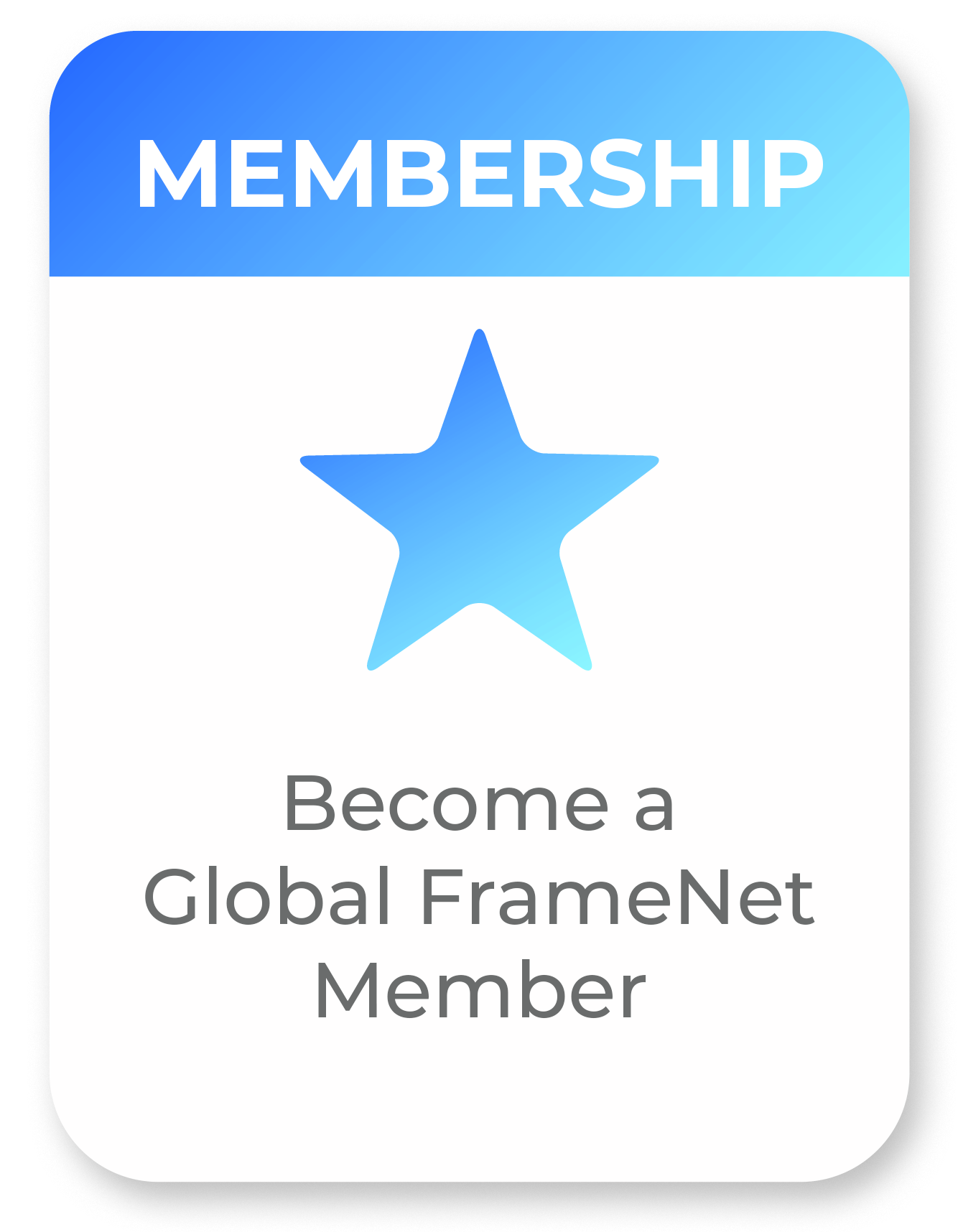 Global FrameNet Association Membership