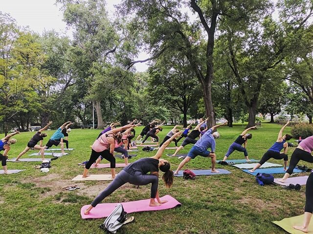 It won't be at this park, but tomorrow (Saturday) at 11am I am teaching an outdoor yoga class for @move.east.

The class is donation based with all proceeds going to @hopebloomshfx. a $10 donation is recommended, but in an effort to increase accessib