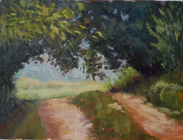 Le chemin du tracteur, plein air