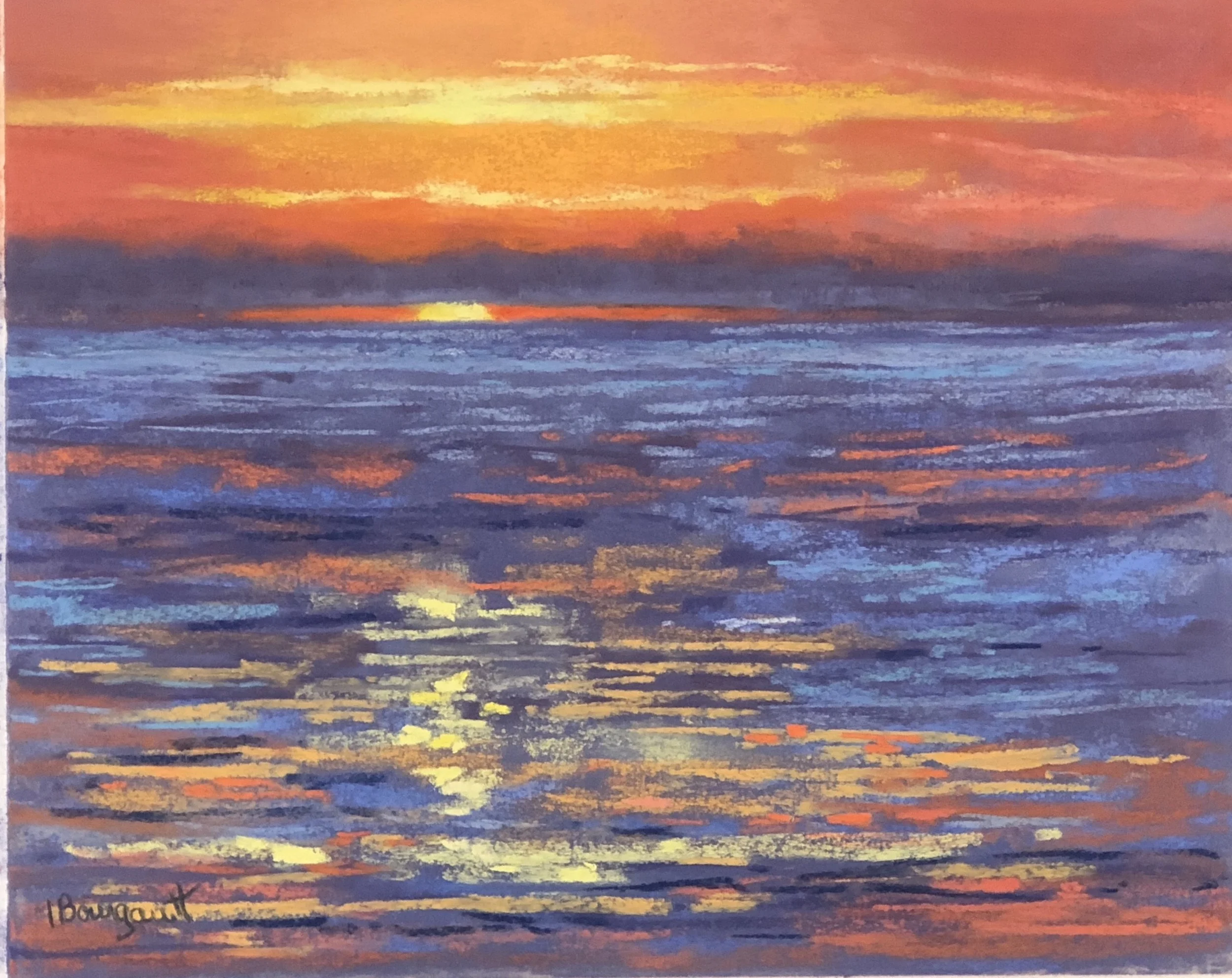 Coucher de soleil sur le Golfe du Mexique