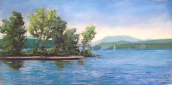 Vue de la Pointe Merry, plein air
