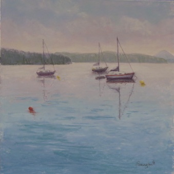 Matin rose sur le Memphrémagog