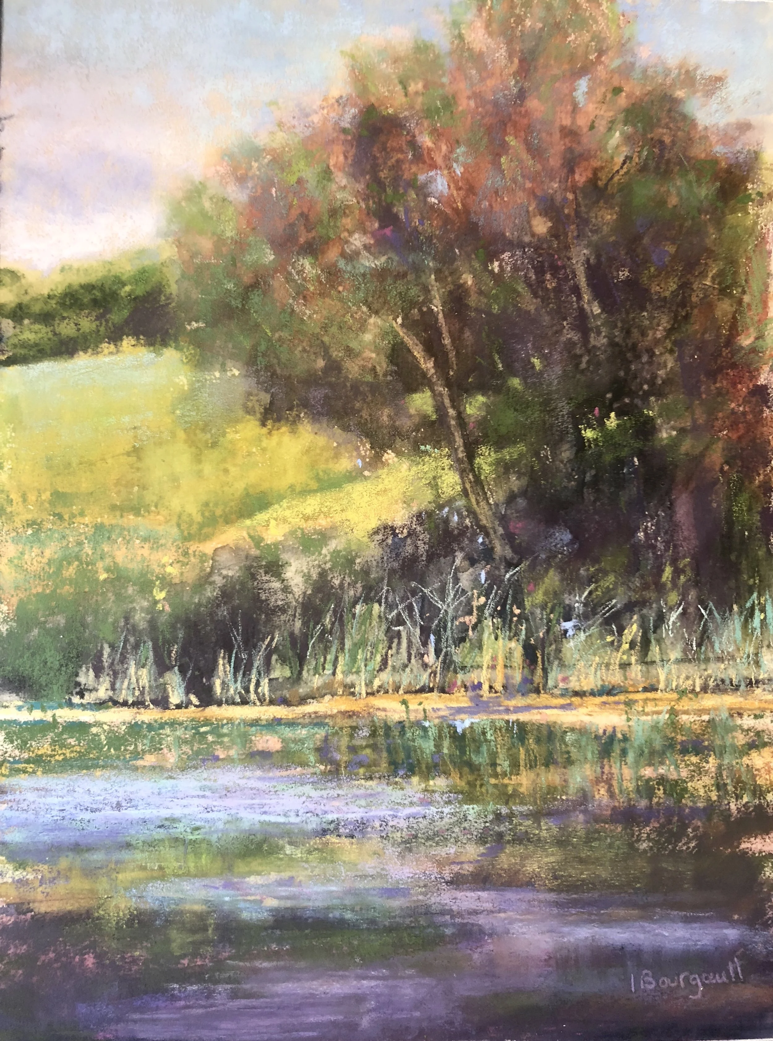 L'étang, en plein air