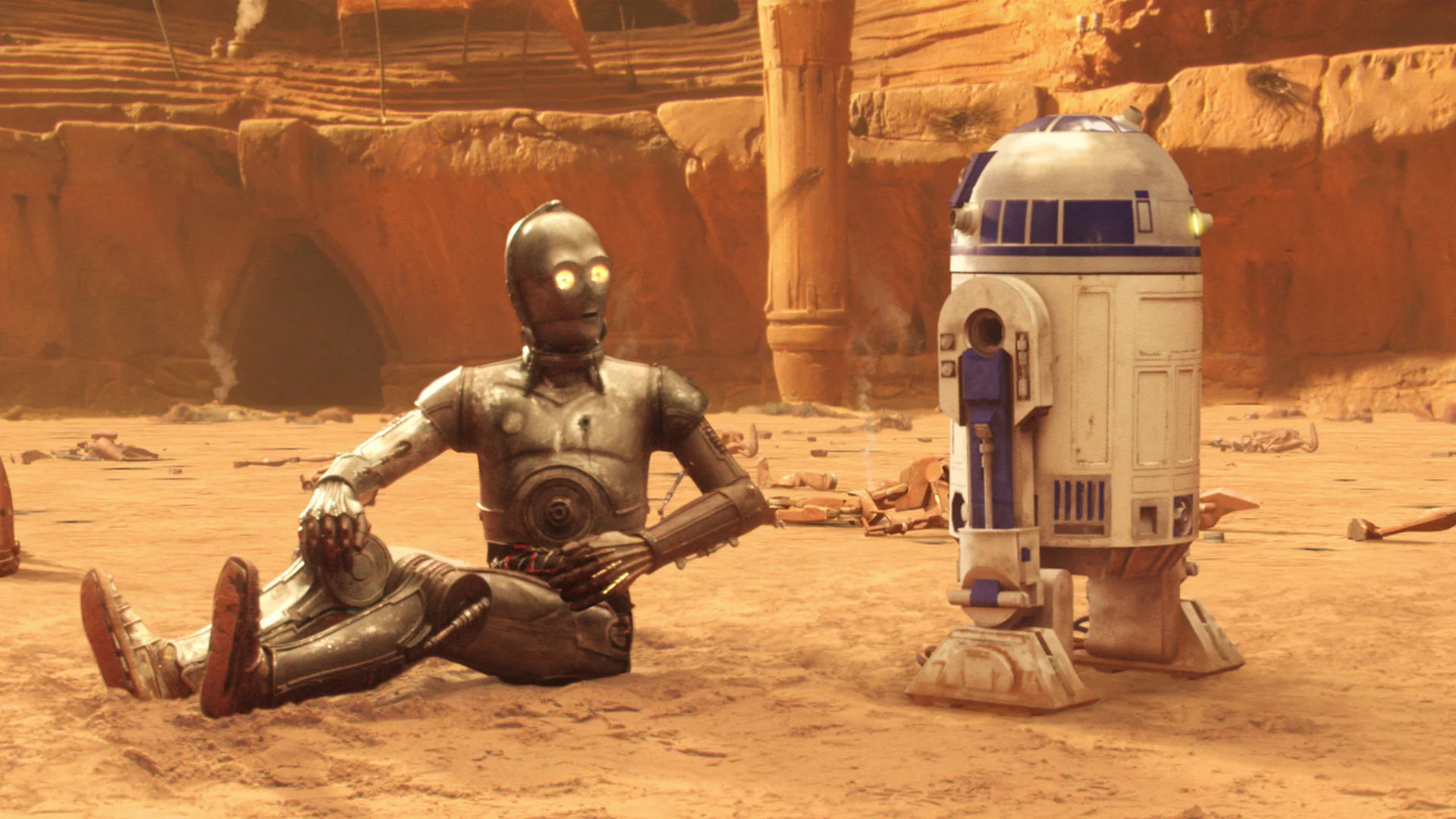 I’m beside myself, R2.