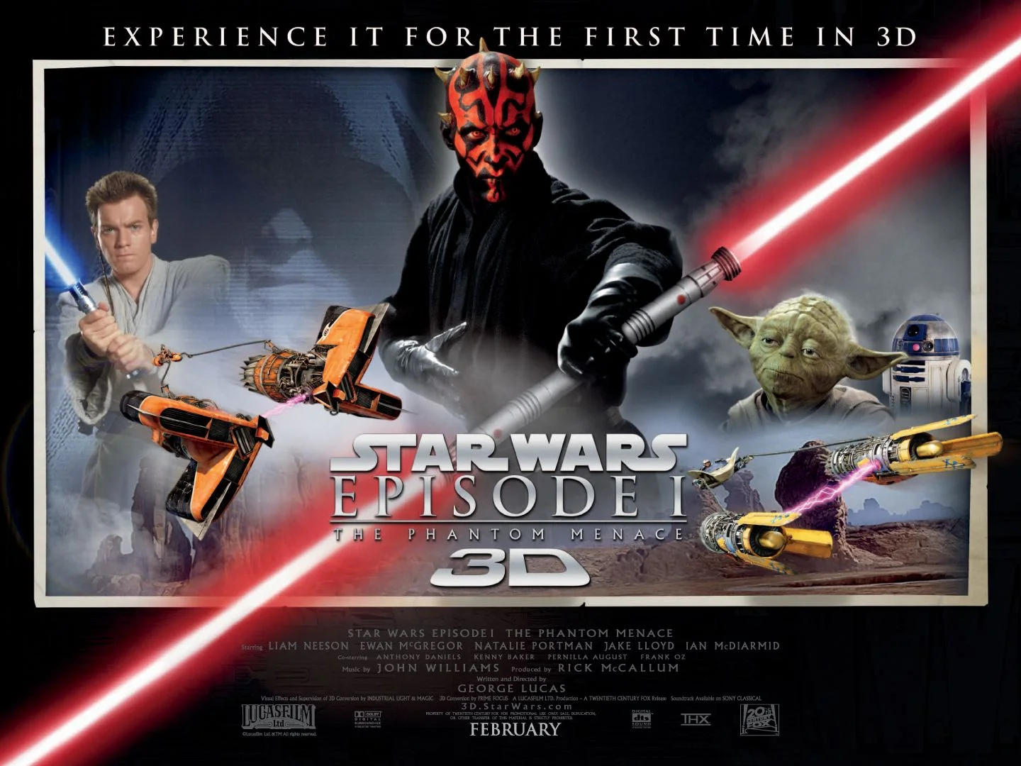 Darth Maul in 3-D is pretty cool!