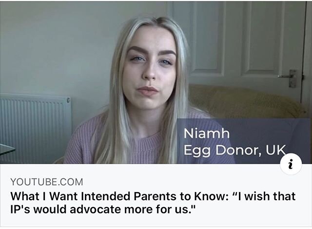 Shoutout to our very own Niamh for being the first WAED member to share her story in our new collaboration with Berkeley nonprofit, Center for Genetics and Society. Here's her story on donating in the UK, and why advocacy for egg donors is important.