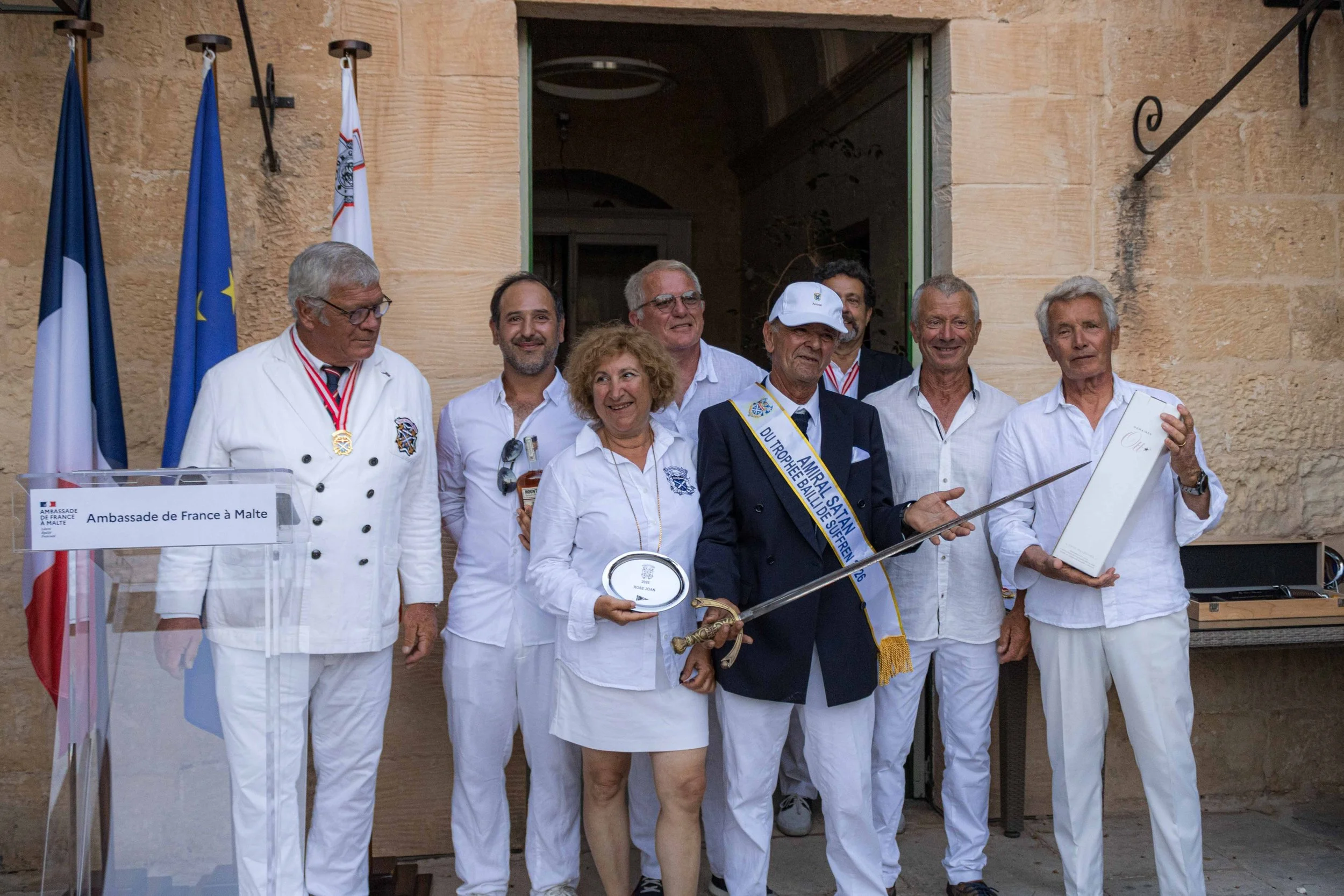 Margueritte et Emmanuel Prophète, Amiral Satan 2026 et grand vainqueur du Trophée Bailli de Suffren avec Rose Joan 1949