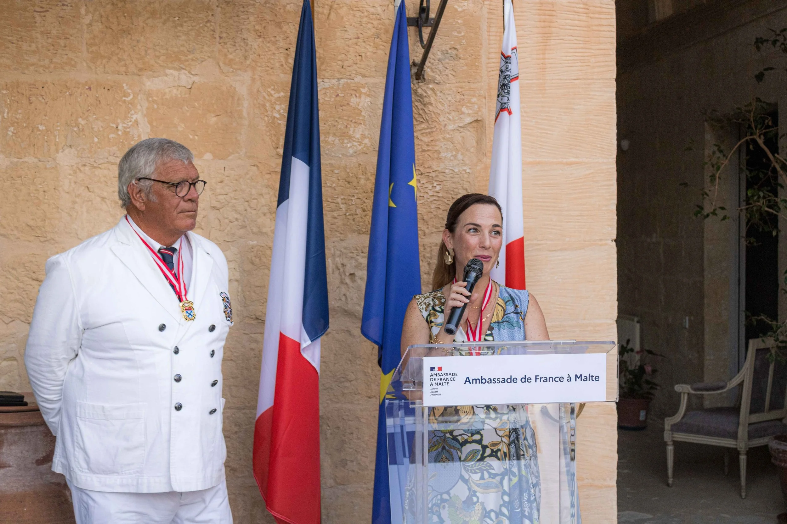 Mme Angélique Abela, CEO de Malta Maritime Hub, équipière de SUMURUN 1914
