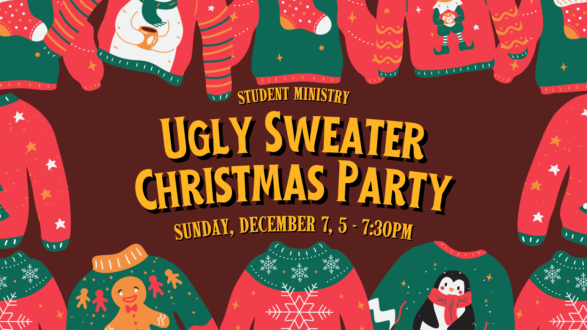 Harbor Students Ugly Sweater Christmas Party