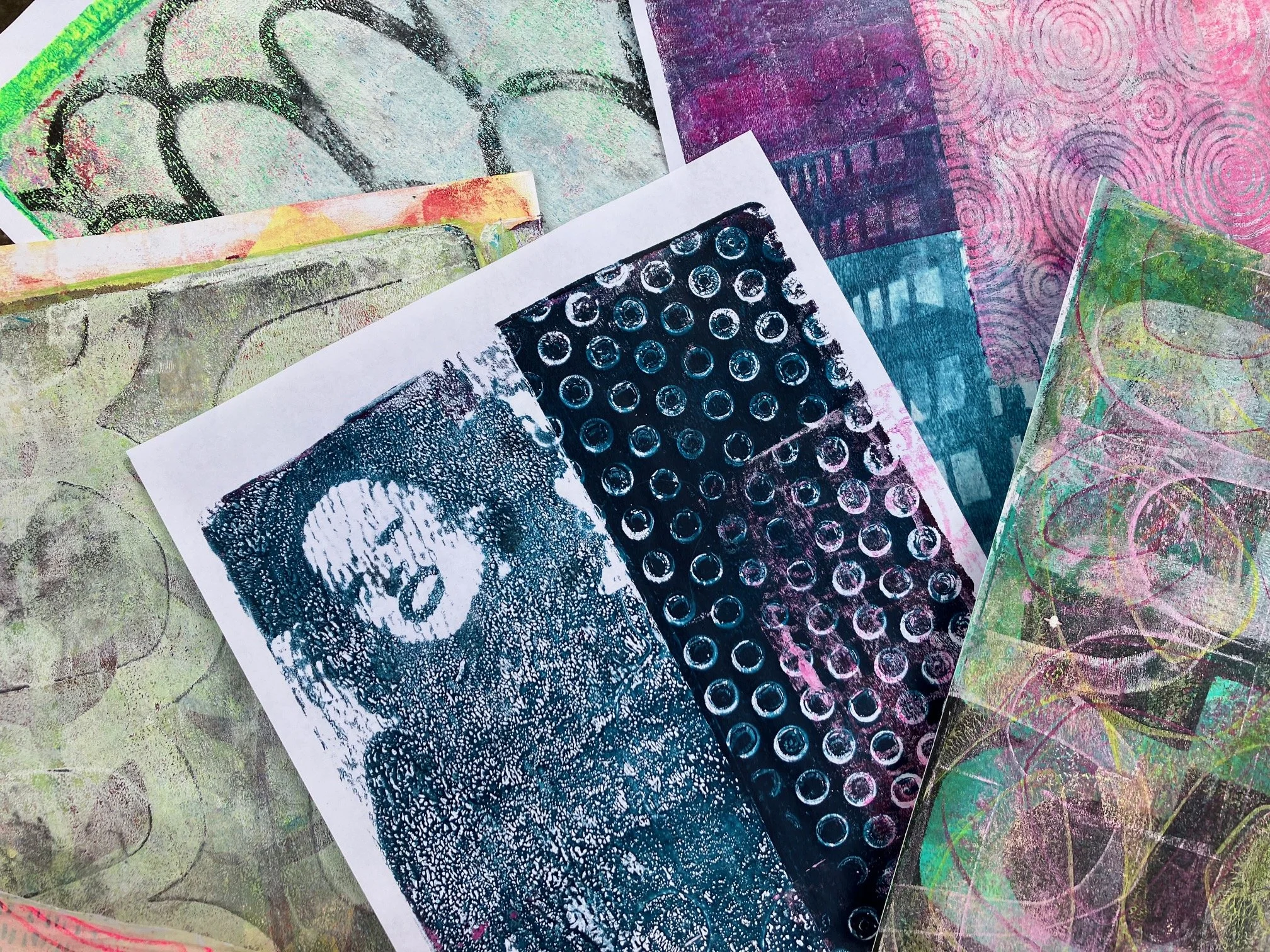 Workshop Wednesday--Gelli Monoprinting Techniques