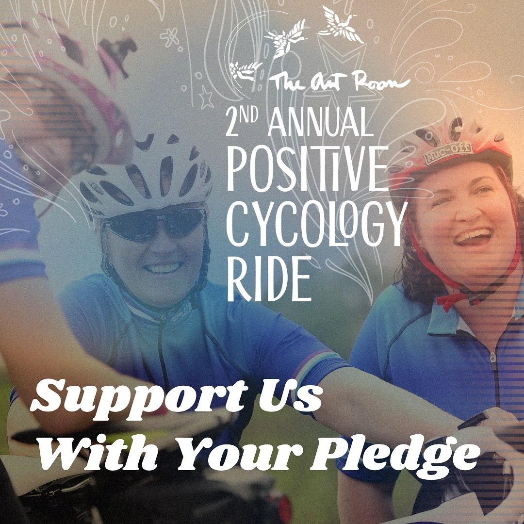Pledge with us! 🚲

We need your support&mdash;please pledge in our Positive Cycology Ride today!  We have 16 days to go, and have raised $710 of $6,000.

By supporting The Art Room through your pledge, you are supporting our non-profit organization 