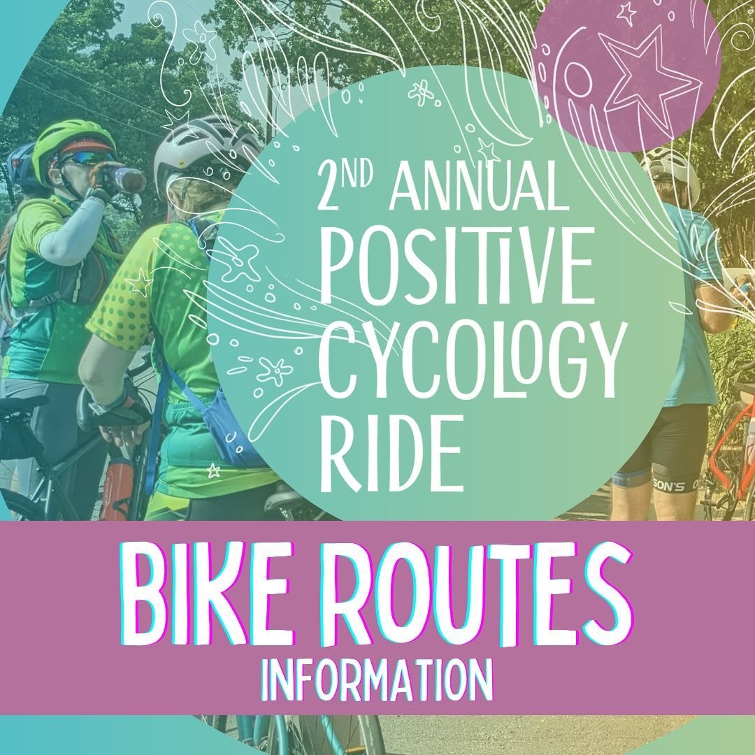 Positive Cycology Ride Bike Routes Information 🚲⬇️

The Positive Cycology Ride has three routes this year, an 8 mile leisure, family-friendly ride (children under 12, accompanied by an adult, ride free); a 27 mile experienced ride; and a 50 mile rid