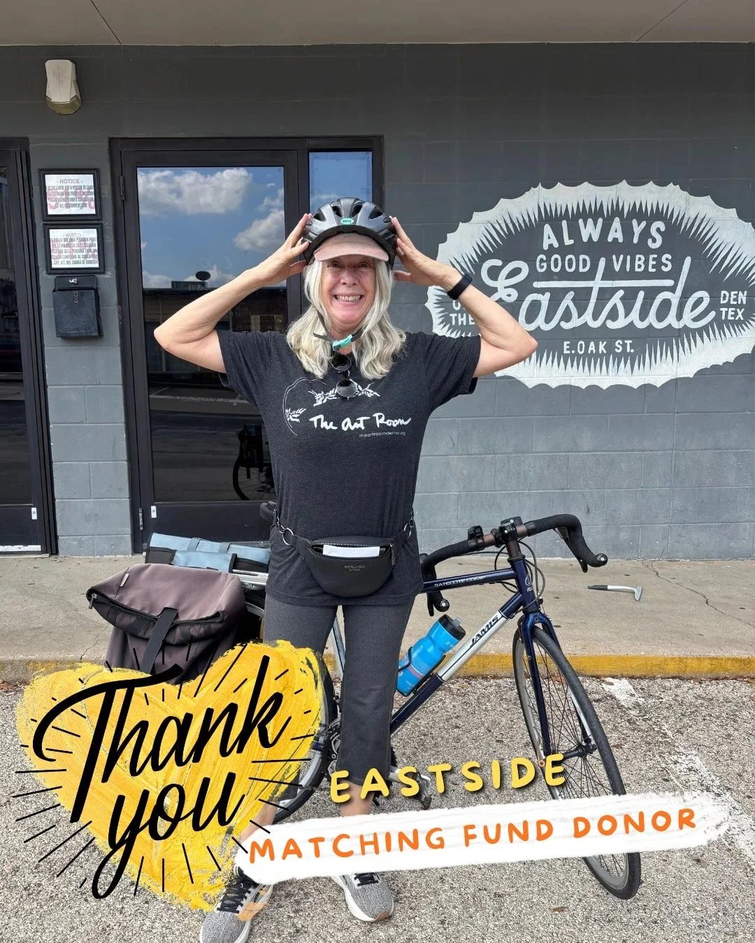 ❤️ GRATEFUL ❤️ to John Williams &amp; @eastsidedentontx  for being a matching fund donor for The Art Room for North Texas Giving Day! Your longtime support has been so meaningful to us.
.
.
✨Today✨ is North Texas Giving Day--please donate now and hel