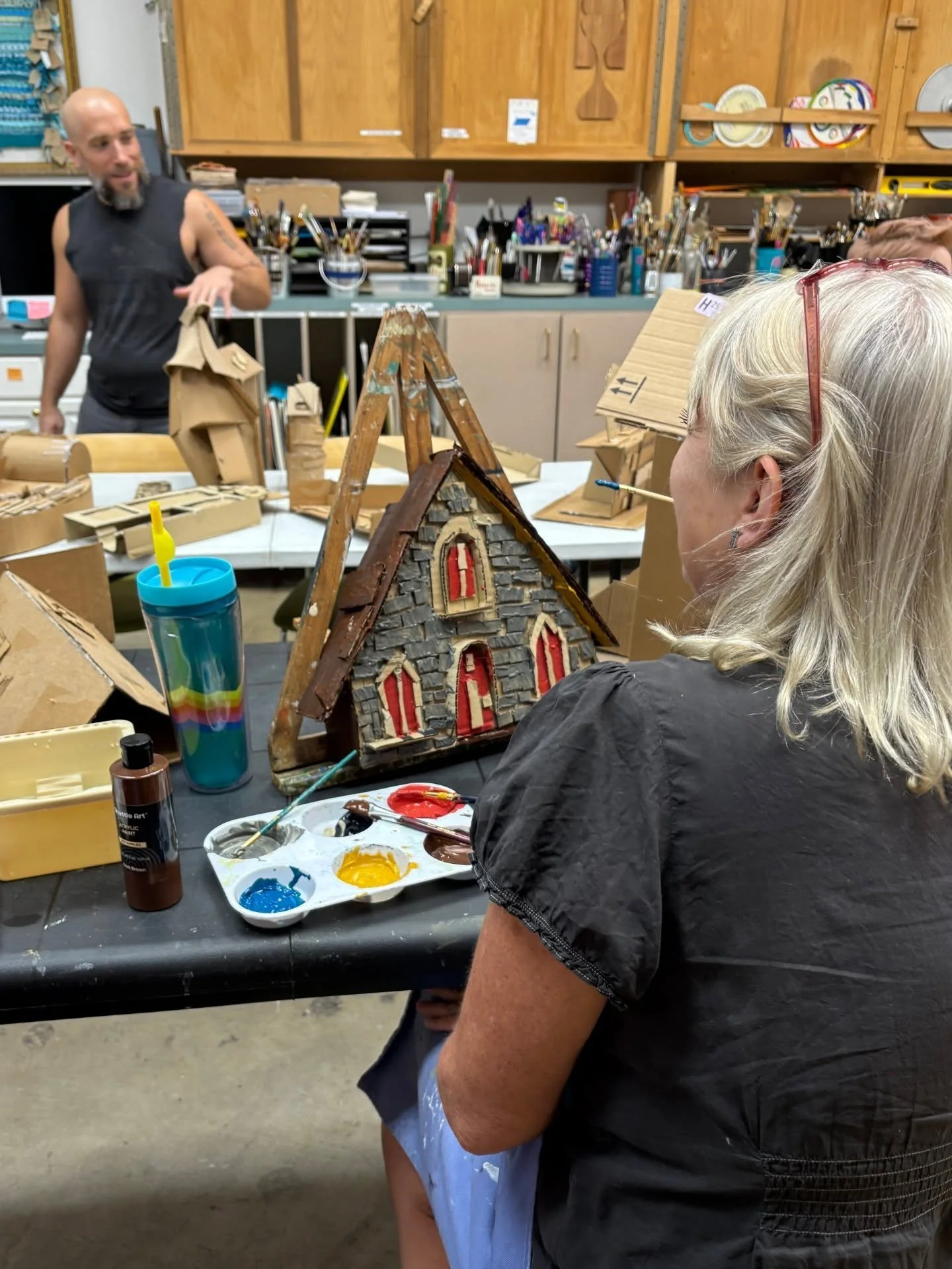 🔥🔥&nbsp;@cirqueduhorror hard at work making props in The Art Room's space!

We're proud to support this fantastic Halloween musical.&nbsp;🖤🎉
.
.
#behindthescenes #CirqueDuHorror #DentonTx #Halloween