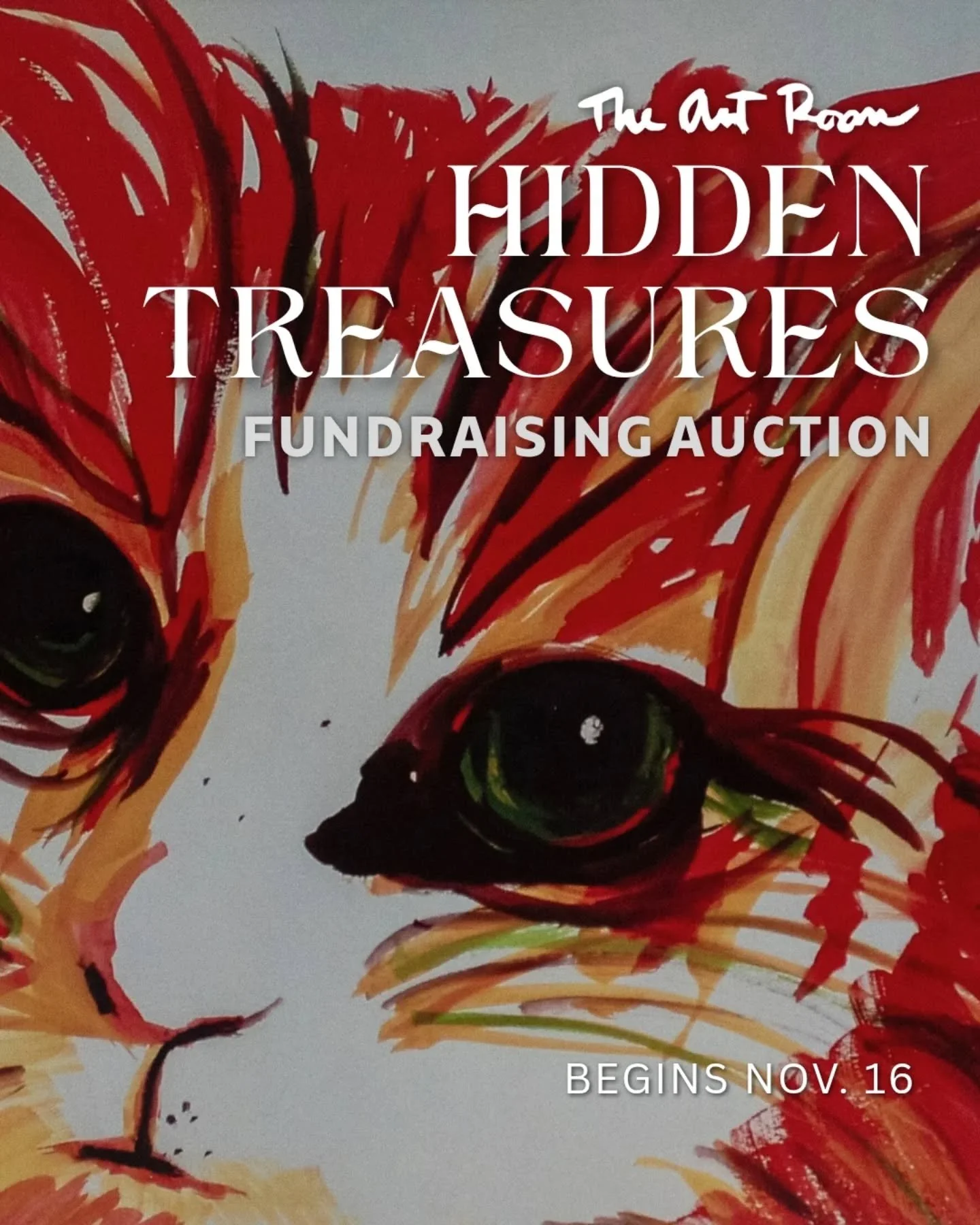 Save the date! 🗓️✨ The Art Room is holding a fundraising auction this month featuring a wide variety of art. Don&rsquo;t miss these treasures!

&ldquo;Hidden Treasures&rdquo;
🎉 Open House at The Art Room: Nov. 16, 4-6:00pm &mdash; See the works in 