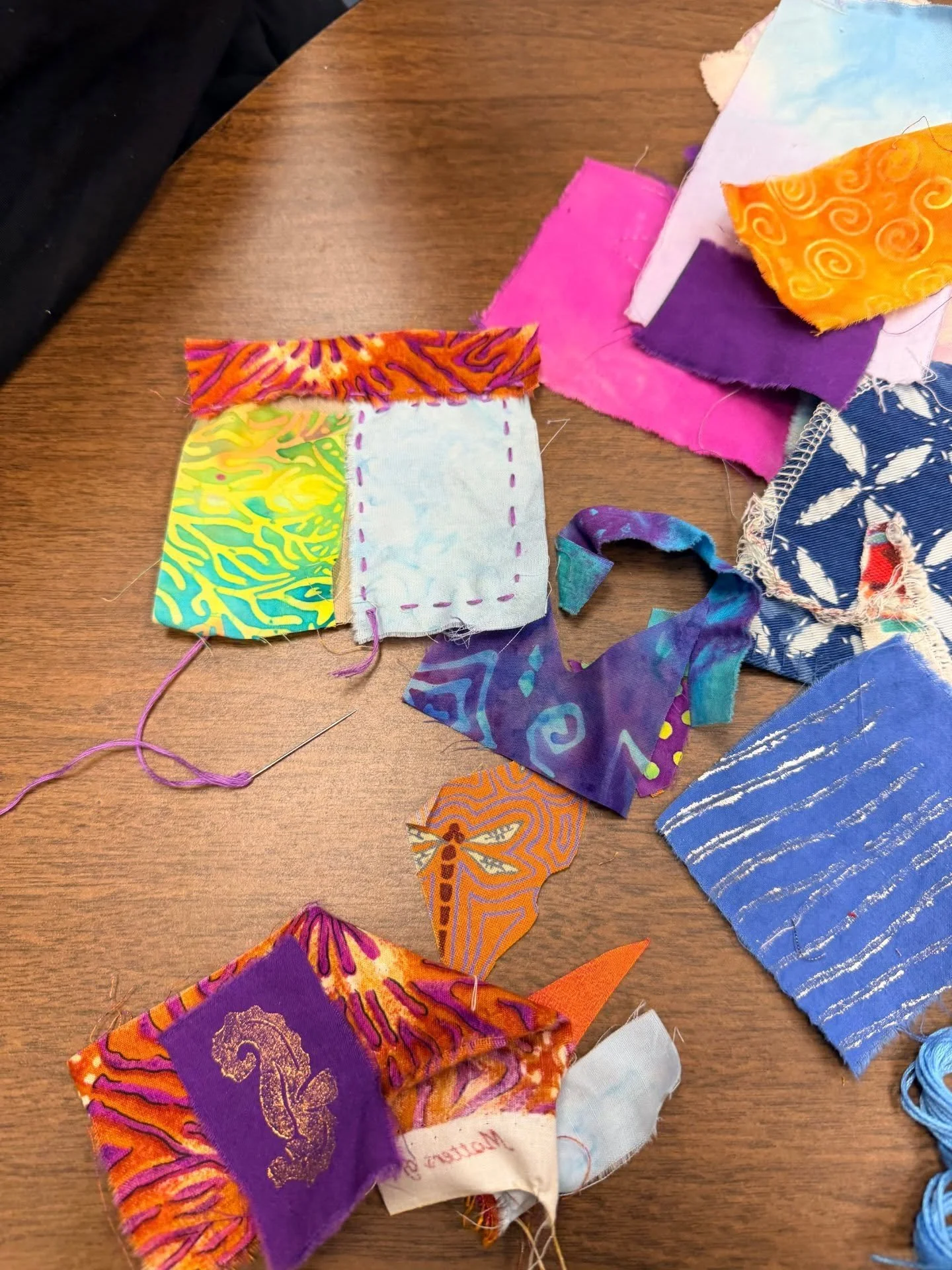 Art Room Members attended a great First Monday Makeshop this week with instructor Tonya Littmann presenting "Stitch Meditation" as developed by Liz Kettle.

Stitch Meditation is&nbsp;a creative mindful practice that helps one reduce stress 