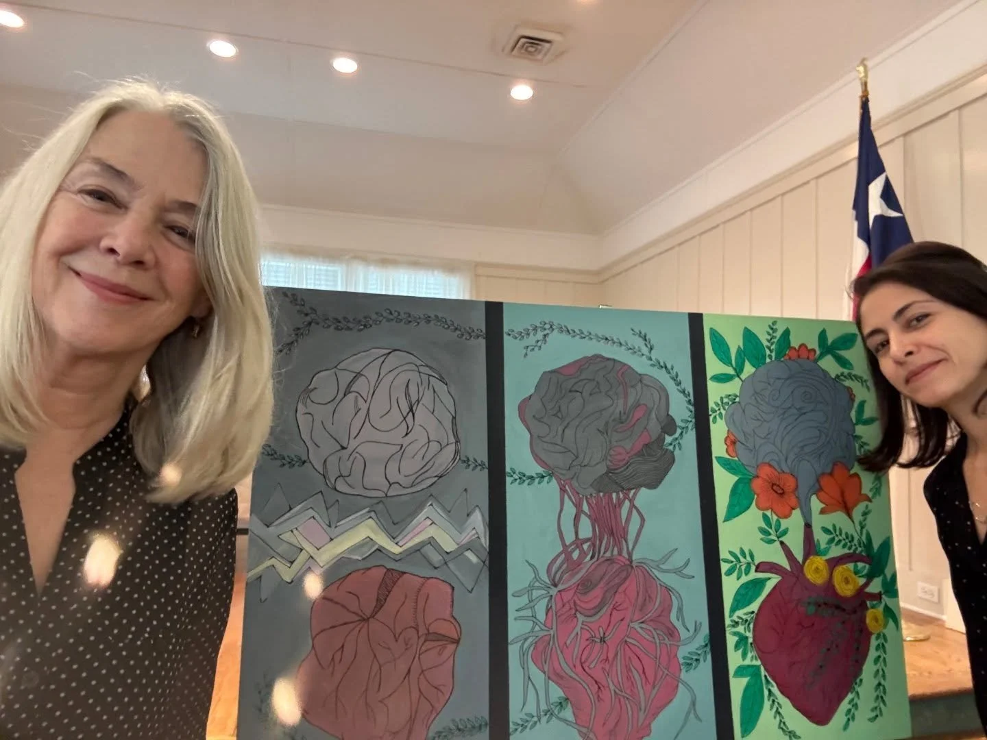 The Art Room was invited by Bunny Hodges to give a presentation to the&nbsp;Denton City Federation of Women's Clubs on February&nbsp;26.&nbsp;

Vice President Maryam Flory and Executive Director Marlys Lamar talked about The Art Room, our history and