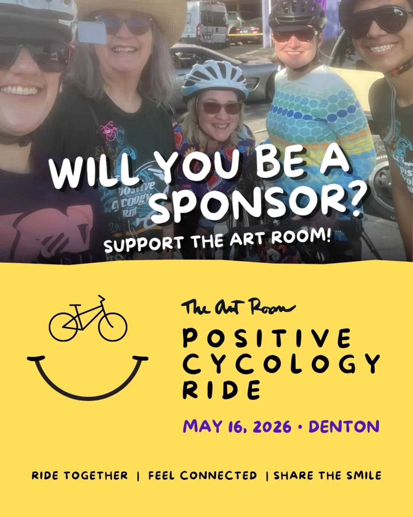 We&rsquo;re thrilled to invite businesses and individuals to join us as sponsors for the upcoming Positive Cycology Ride! See our link in bio.

2026 Sponsorship Levels:
(Sponsorships may be be a combination of cash and in-kind [supplies])

✨ Platinum