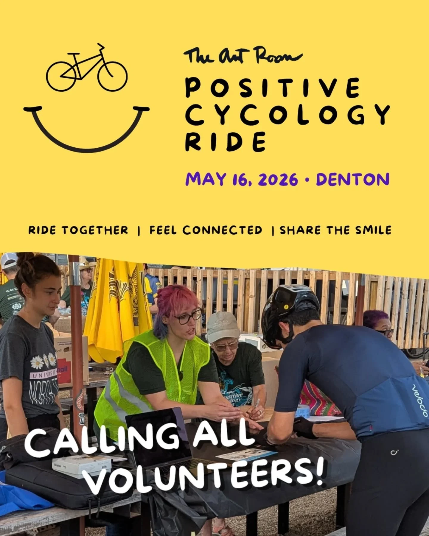 Calling all volunteers! 📢✨

We have a great opportunity to support The Art Room this May: our fourth annual Positive Cycology Ride! There are many opportunities for volunteers, both the day of and for several pre-ride tasks. 🔗 See our link in bio! 