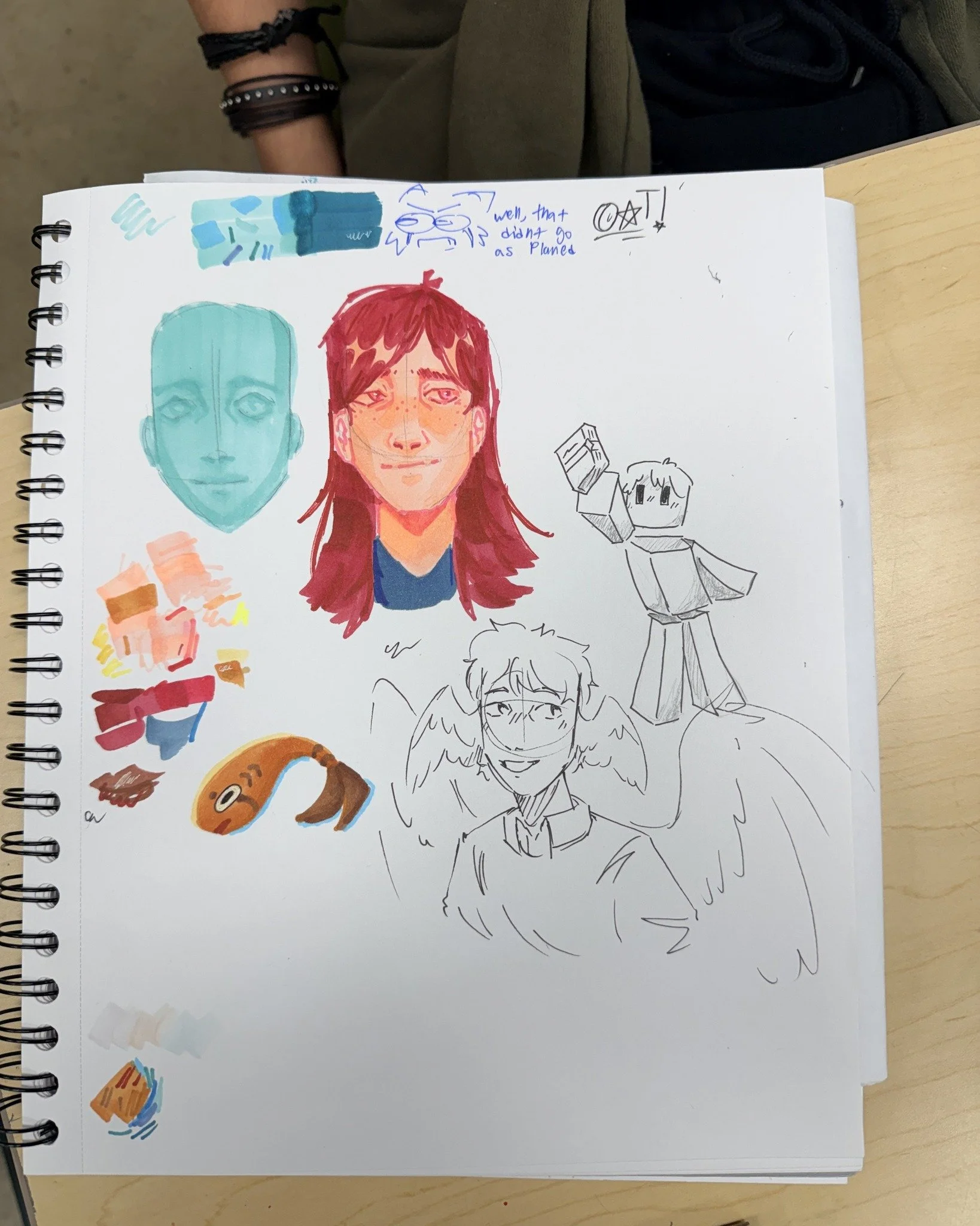 Amazing works from Members of Studio 416, The Art Room's adolescent program!