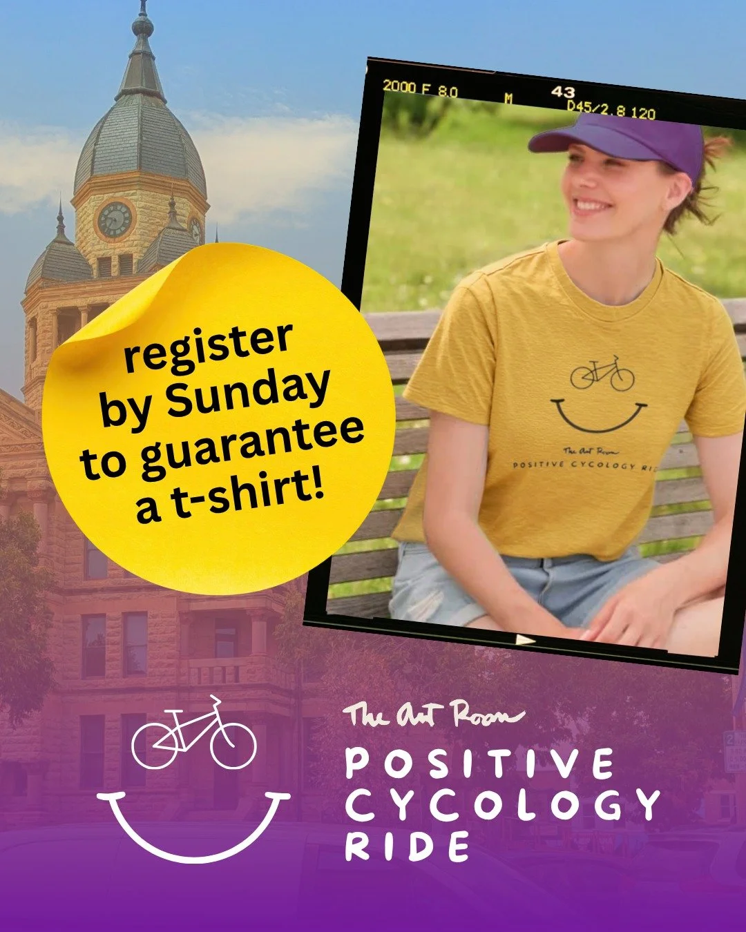 Our ride's shirt this year is great--don't miss out: register for the ride today! 👕⏰

Register by this Sunday, May 10, at 10pm to guarantee a shirt with your registration. As always, our tees are excellent quality from the terrific folks at @panecto
