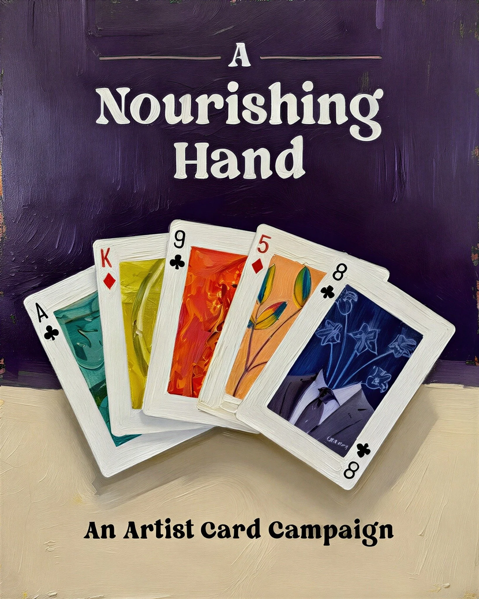 Calling all Members, Volunteers, Board, and Staff of The Art Room--we're starting a new artist card campaign called "A Nourishing Hand"! Submit cards by May 30--read on to learn more.

Three years ago, in conjunction with our Community Art 