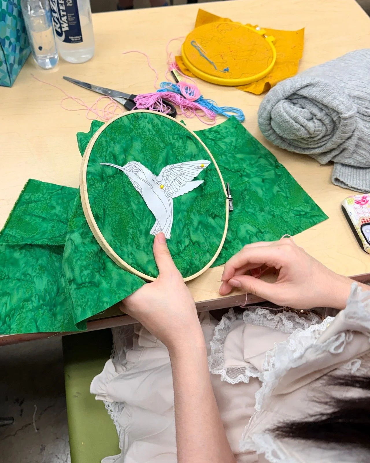 Wonderful creativity from Studio 416, The Art Room's adolescent program, at the start of our Studio 416 Summer Programming last week. This class featured embroidery followed by open studio time! 🪡✨

Learn more about Studio 416, our summer programmin