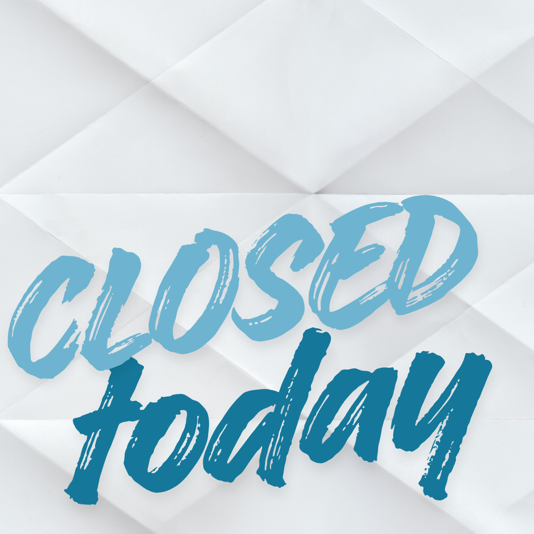 The Art Room is closed today