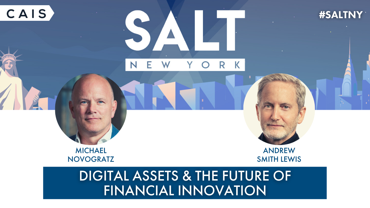 SALT — Digital Assets & the Future of Financial Innovation with Michael  Novogratz | #SALTNY
