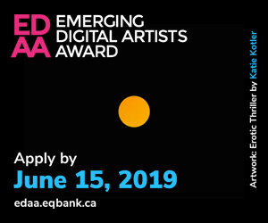Excited to be this year’s Artist Partner for the EDAA Award! My GIFs can be seen throughout their website and in Canadian Art, Hyperallergic, Rhizome, Colossal and Akimbo. You can read my interview with them HERE.