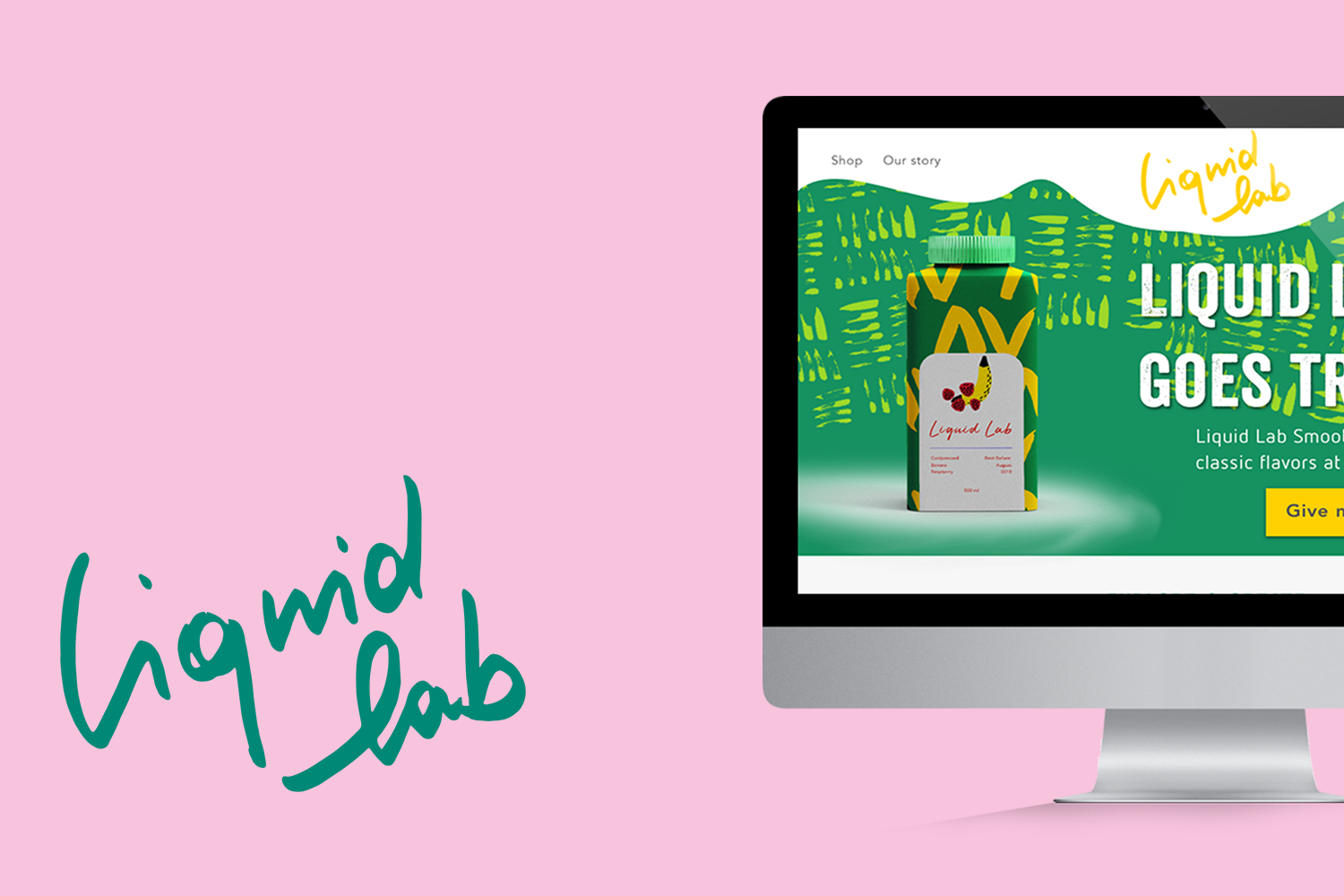 Liquid Lab Juice Branding And Web Design Eva B Marketing