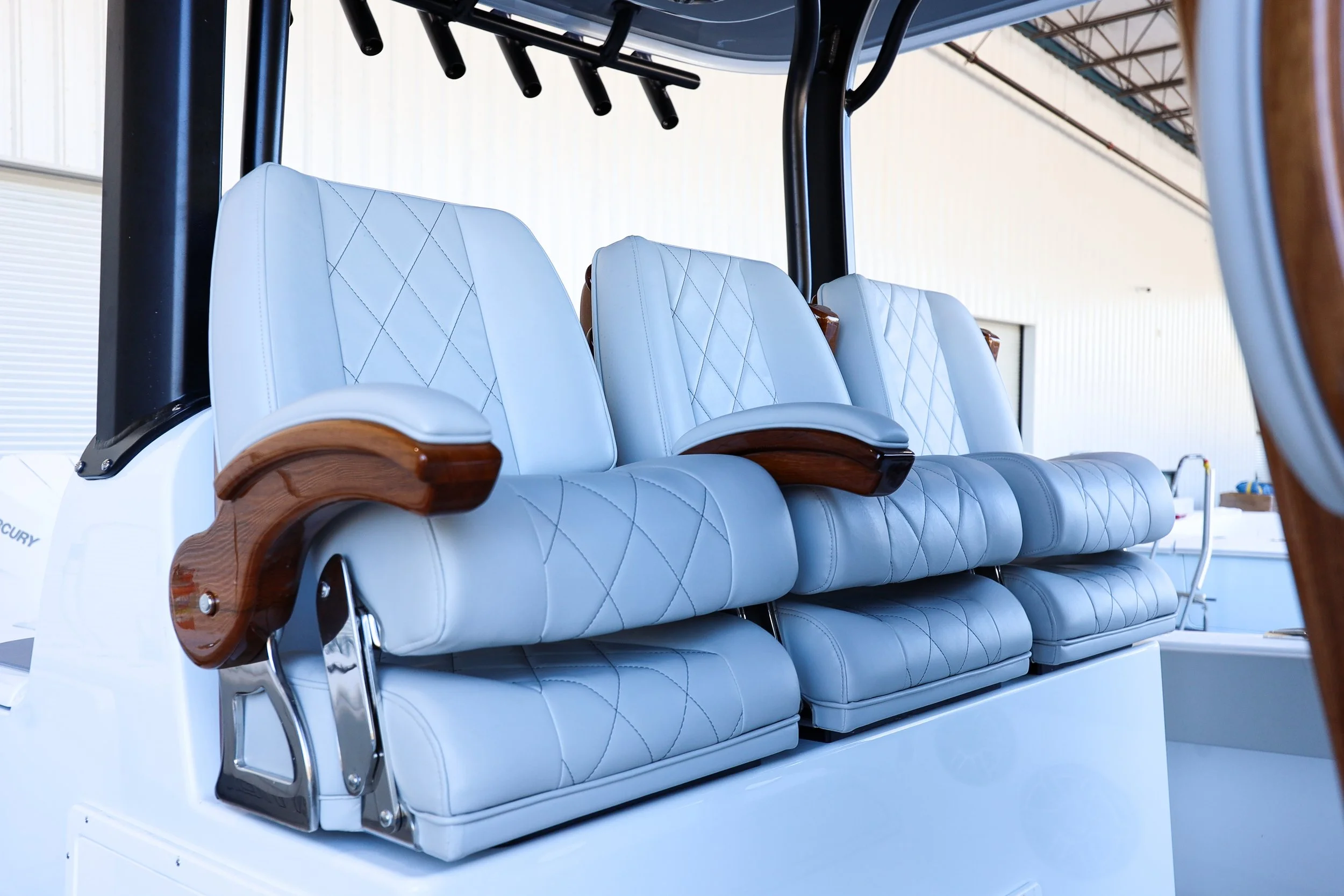 Second Row Triple Bench