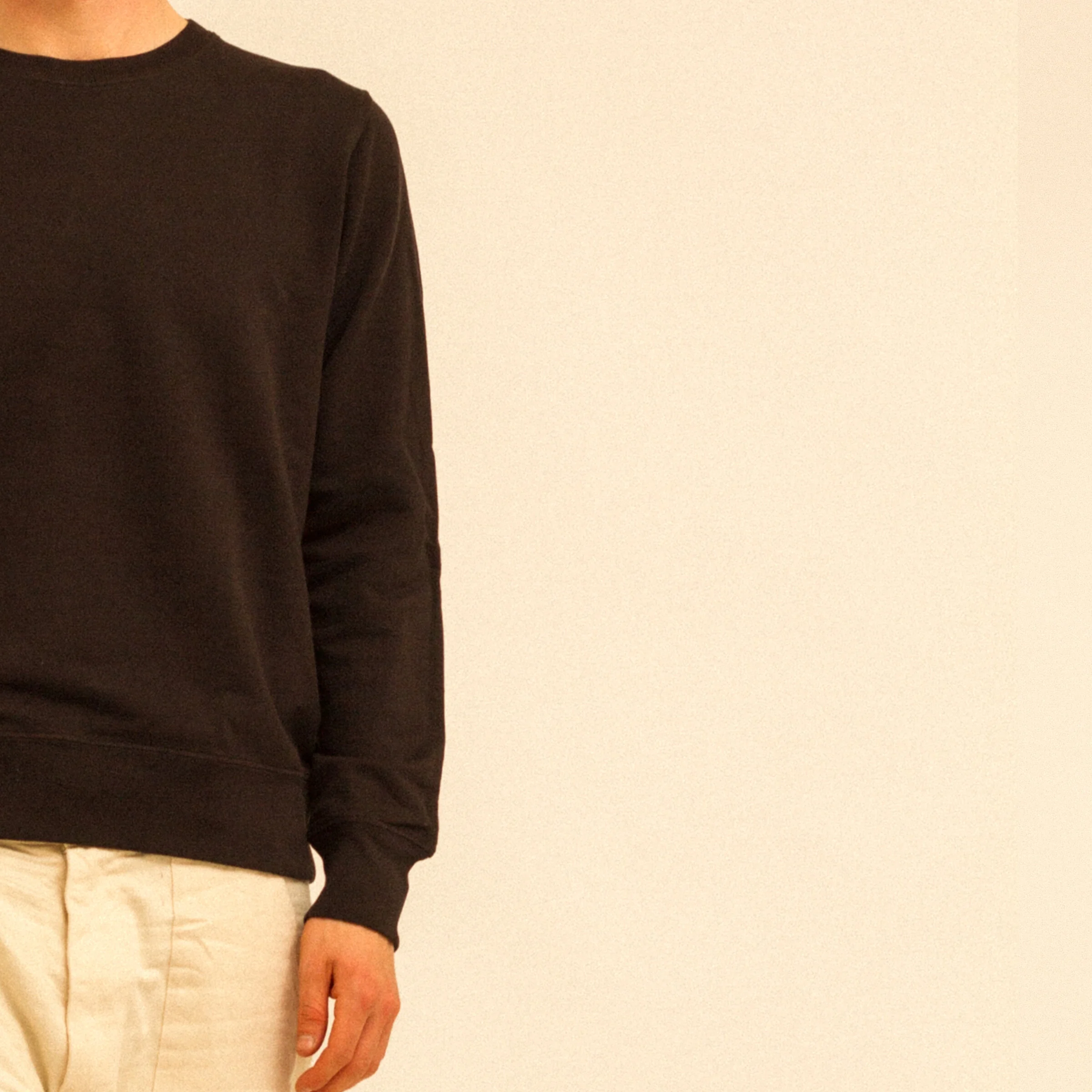 Mayson Clothing — Black Pima Sweatshirt